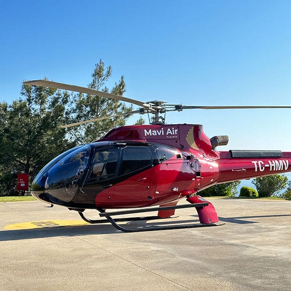 Antalya to Bodrum VIP Helicopter Tour with Mavi Air
