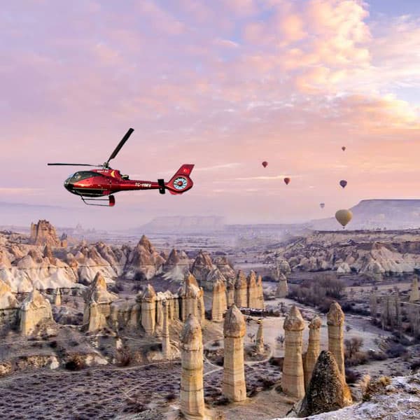 Antalya to Cappadocia VIP Helicopter Tour with Mavi Air