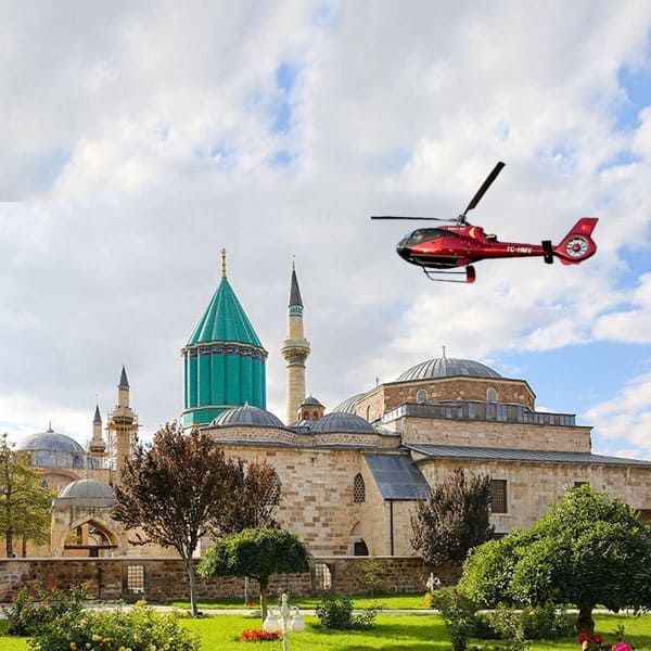 Antalya to Konya VIP Helicopter Tour with Mavi Air