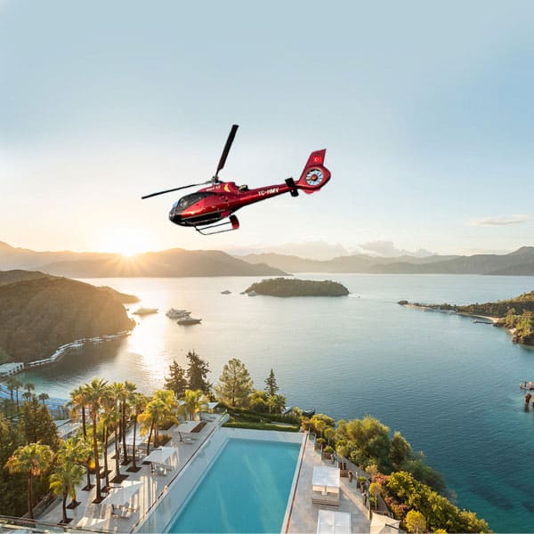 Bodrum Airport D-maris Bay VIP Helicopter Transfer Bodrum Airport D-maris Bay VIP Helicopter Transfer