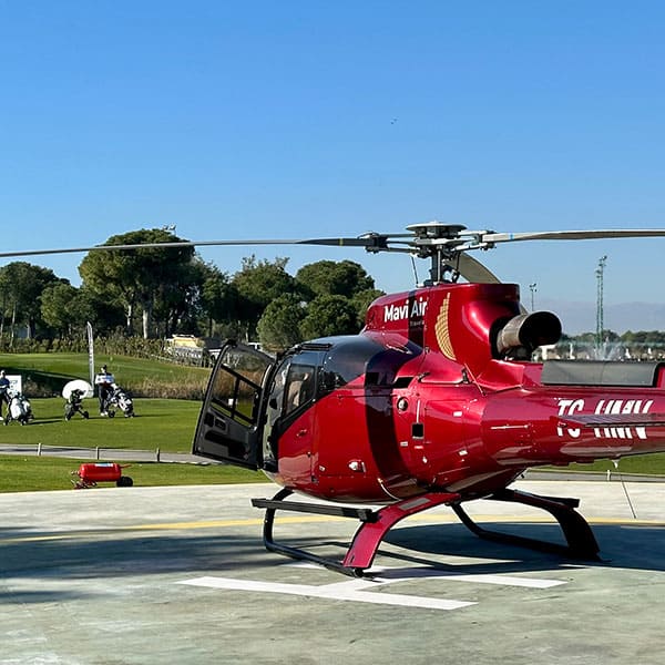 Heligolf Advanture Helicopter Flight with Mavi Air Heligolf Advanture Helicopter Flight with Mavi Air