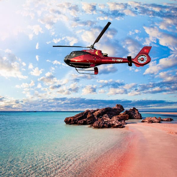 Milas Bodrum Airport to Crete VIP Helicopter Transfer with Mavi Air