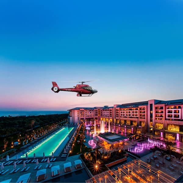 Mavi Air Bodrum - Regnum Carya Belek Private Helicopter Transfer