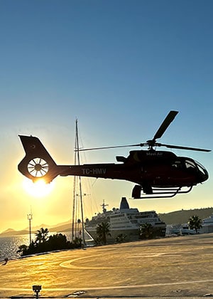 Bodrum VIP Helicopter Transfers with Mavi Air
